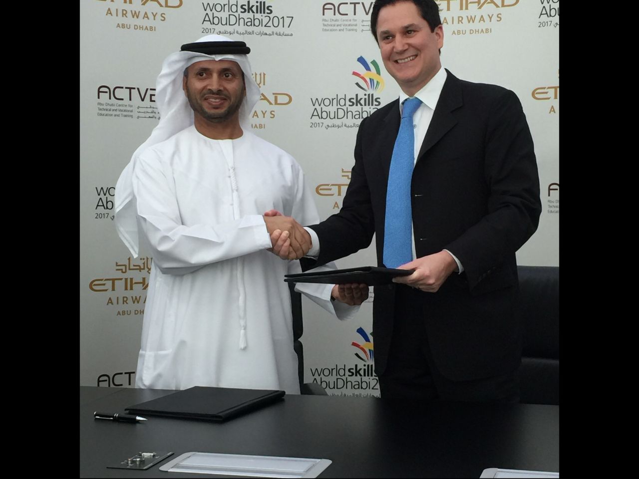 Etihad Airways becomes the official airline sponsor of WorldSkills Abu Dhabi 2017